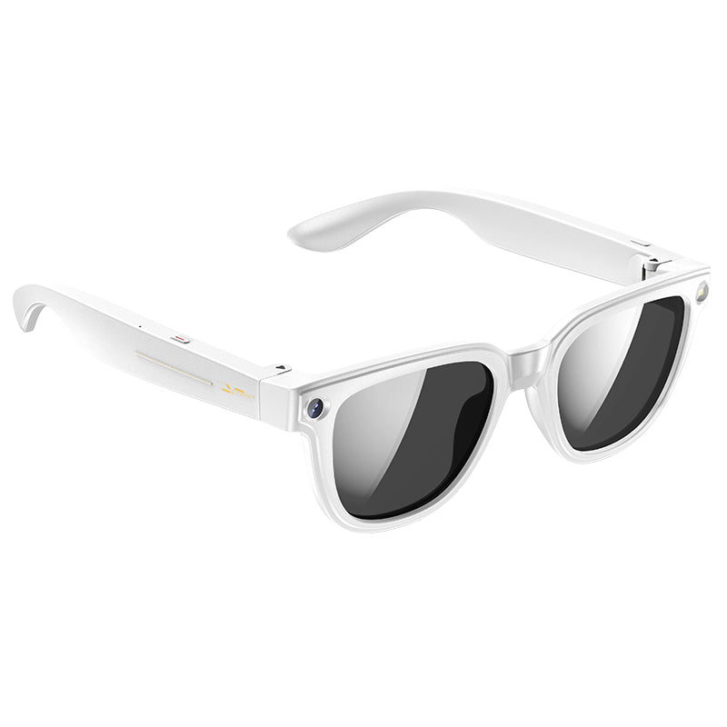 Acmoy AI Smart Glasses 139 Languages Translation & Object Recognition, 32MP Camera with EIS, IP65 Waterproof, 39g Lightweight, Blue Light Blocking – for Travel Work