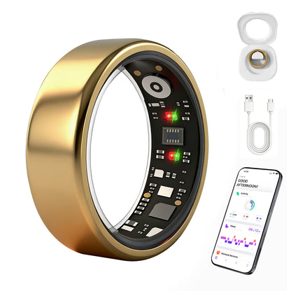 Smart Ring Gen 3,IP68 Waterproof Health Tracker with No Subscription Fee, 24/7 Heart Rate, Sleep & SpO2 Monitor, HRV & Stress Tracking Fitness Ring for Men Women, Android/iOS