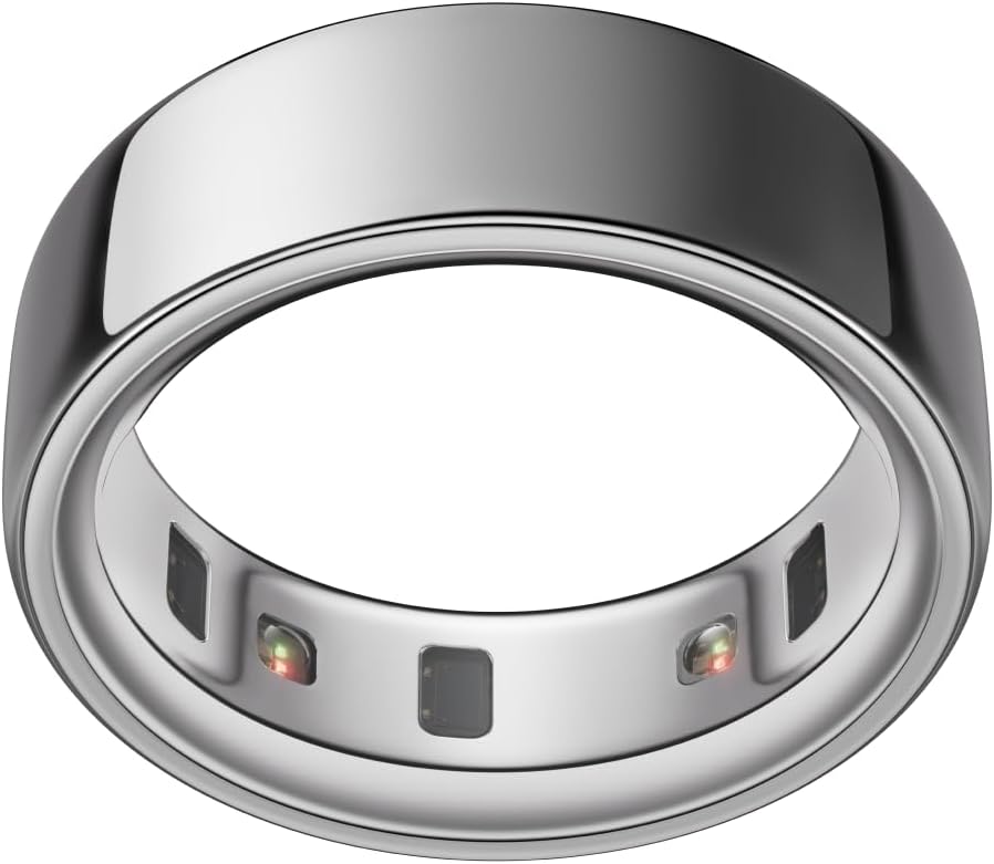 Smart Ring Gen 3,IP68 Waterproof Health Tracker with No Subscription Fee, 24/7 Heart Rate, Sleep & SpO2 Monitor, HRV & Stress Tracking Fitness Ring for Men Women, Android/iOS