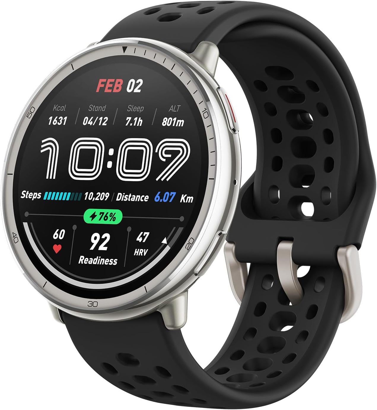 Acmoy Smart Watch for Men & Women,Health Tracker Smartwatch with 1.43" HD,Blood Pressure & Sleep Monitoring,IP65 Waterproof Fitness Watch, Bluetooth Call for Android/iOS