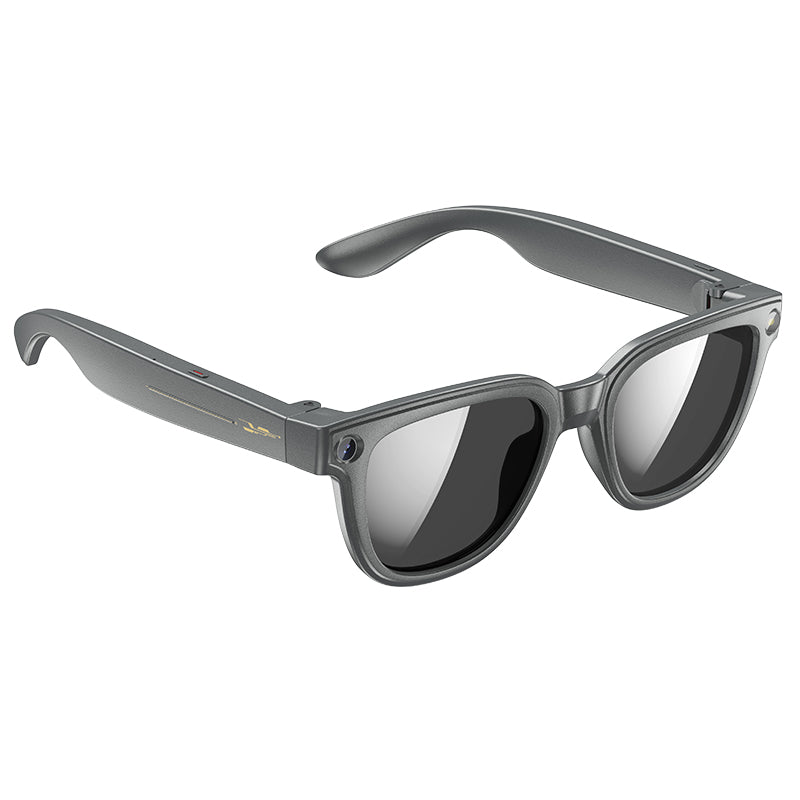 Acmoy AI Smart Glasses 139 Languages Translation & Object Recognition, 32MP Camera with EIS, IP65 Waterproof, 39g Lightweight, Blue Light Blocking – for Travel Work
